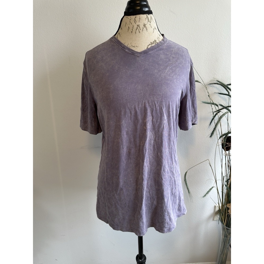 Lululemon Mens S T-Shirt 5 Year Tee Acid Wash Curved Hem Mineral‎ Wash Sz M